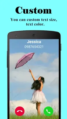 Full Screen Caller ID android App screenshot 1